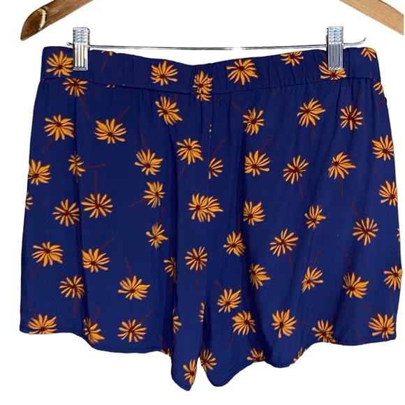 Madewell Daisy Print Pull On Stretch 3”Shorts Size Medium - Picture 6 of 9